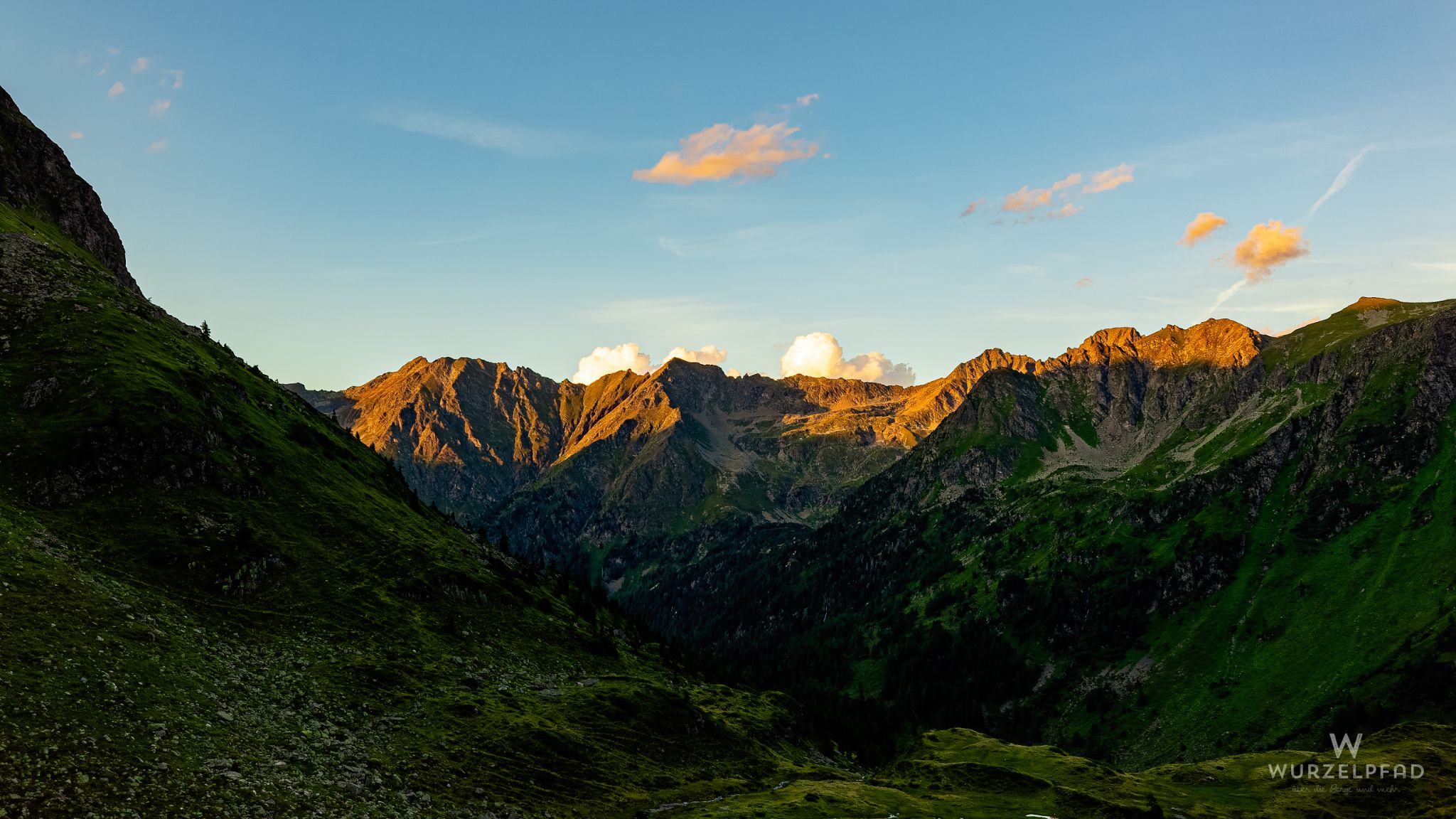 Abendstimmung an der Kreinprechthütte